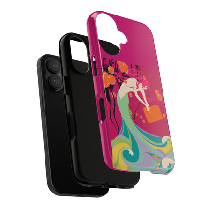 Mermaid Dive Phone Case – Vibrant Waves & Playful Elegance