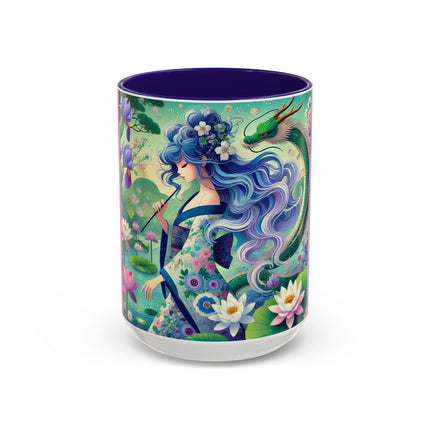 Fairy of the Koi Pond Colorful Mugs (11oz, 15oz)