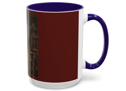 Raphael and his Muse in the Atelier by Vincenzo Abbati Colorful Mugs (11oz, 15oz)