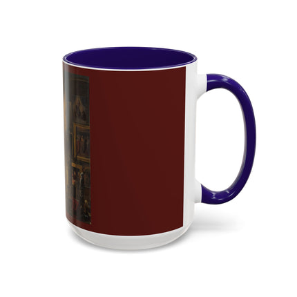 Raphael and his Muse in the Atelier by Vincenzo Abbati Colorful Mugs (11oz, 15oz)