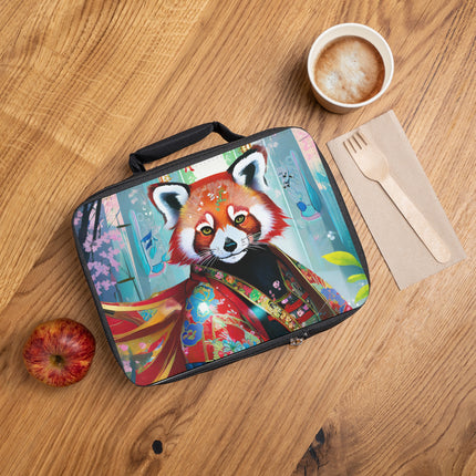 Cybernetic Red Panda Lunch Bag