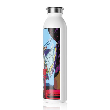A Visual Journey by Umberto Brunelleschi Slim Water Bottle