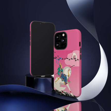 Samurai Princess on the White Steed Phone Case – Epic Grace & Mythic Power