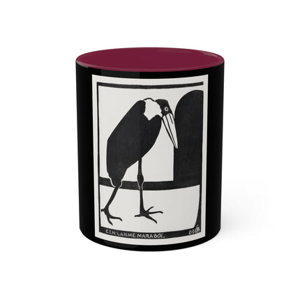 A Lame Marabou by Samuel Jessurun de Mesquita Colorful Mugs, 11oz