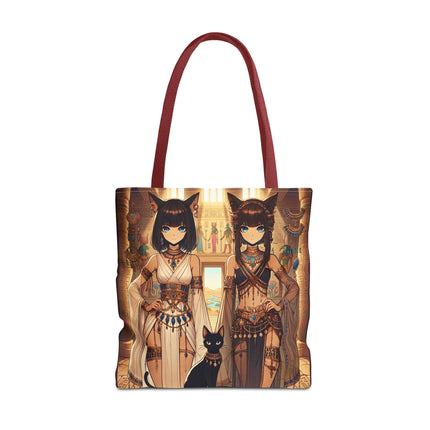 The Egyptian Priestess Cats Tote Bag – Temple Guardians & Ancient Grace