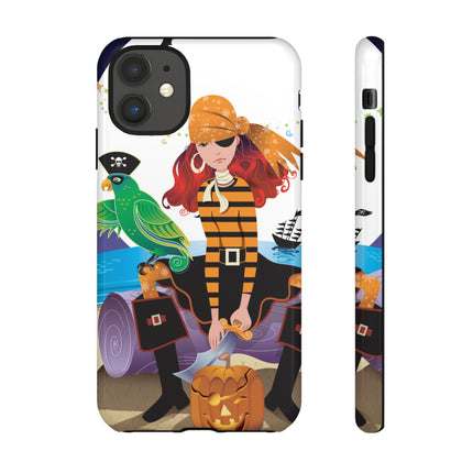 Moonlit Pirate Halloween Phone Cases