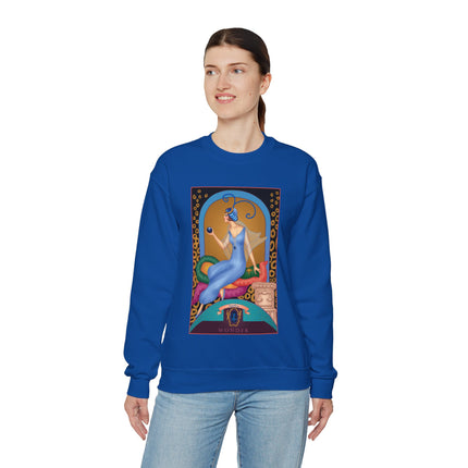 September & Sapphire (from the Gem Series) by Sofia Chiostri Heavy Blend™ Crewneck Sweatshirt
