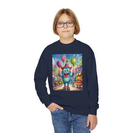 Monster Parade Madness Youth Crewneck Sweatshirt