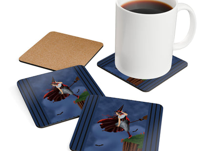 The Enchanted Witch Corkwood Coaster Set