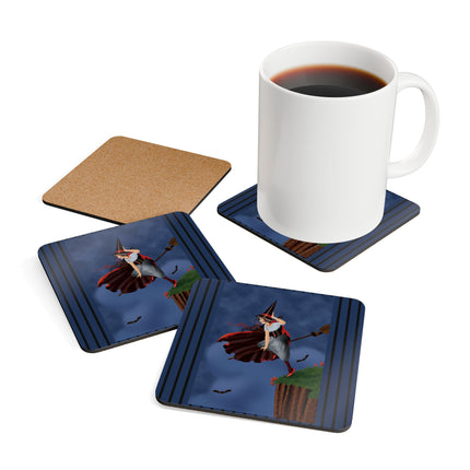 The Enchanted Witch Corkwood Coaster Set