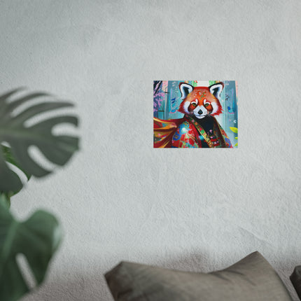 Cybernetic Red Panda Fine Art Posters