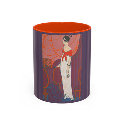 L’Entracte by Georges Lepape Colorful Mugs (11oz, 15oz)