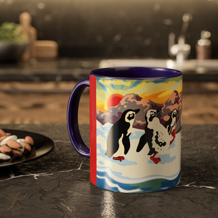Snowball Shenanigans Colorful Mugs (11oz, 15oz)