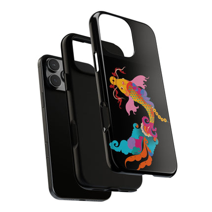 Golden Koi Phone Case – Lucky Swim & Vibrant Fortune
