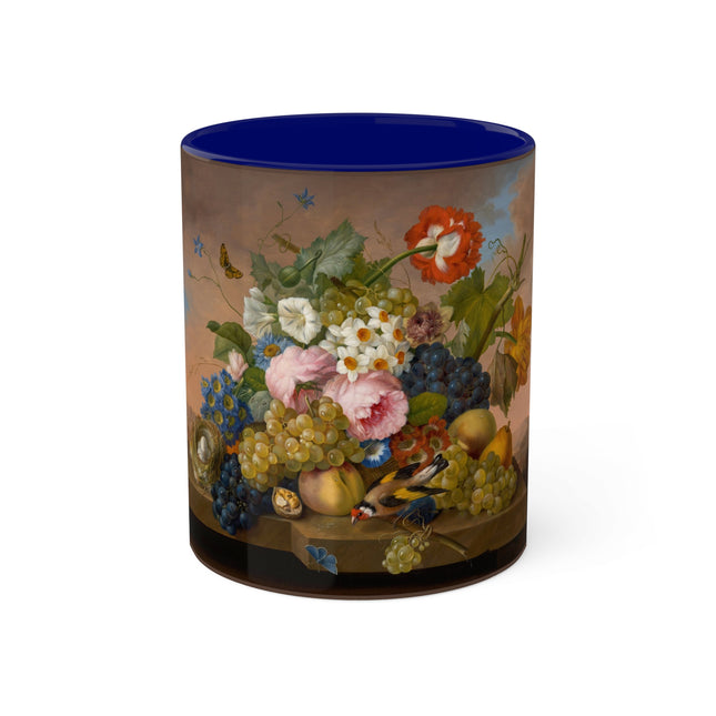 Floral Still Life by Franz Xaver Petter Colorful Mugs, 11oz
