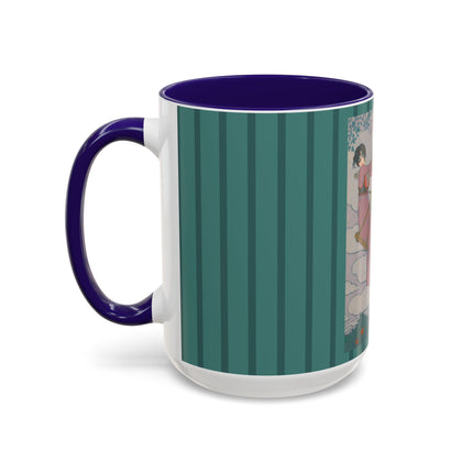 La balançoire by Georges Lepape Colorful Mugs (11oz, 15oz)