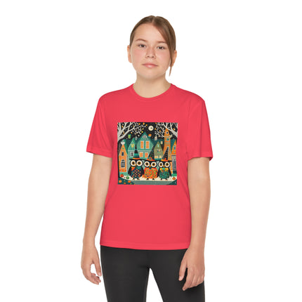 Night of the Trick-or-Treating Owlets Youth Competitor Tee