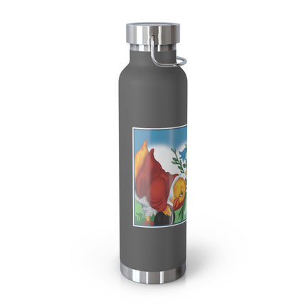 Fairy and Dapper Chick Copper Vacuum Insulated Bottle, 22 oz