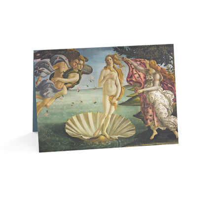 Birth of Venus by Sandro Botticelli Greeting Cards (1, 10, 30, and 50pcs)