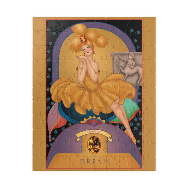 November & Topaz (from the Gem Series) by Sofia Chiostri Puzzle (110, 252, 500-piece)