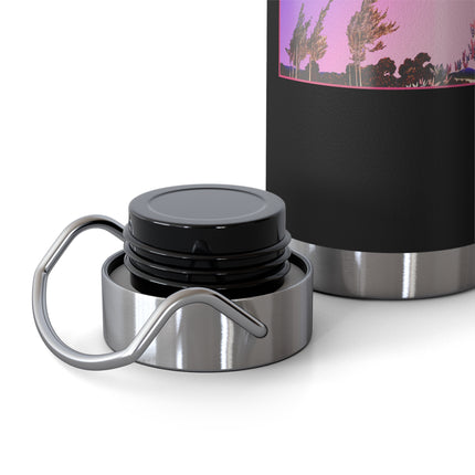 Fairies, Pixies, and Petals in Twilight's Embrace Copper Vacuum Insulated Bottle, 22 oz