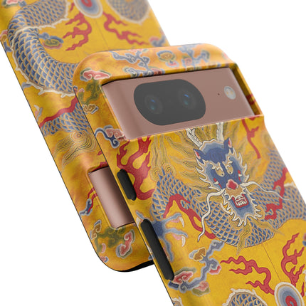 Majestic Dragon Regalia – Imperial 12-Symbol Robe Phone Cases