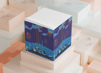 Fireworks in Venice by George Barbier Note Cube