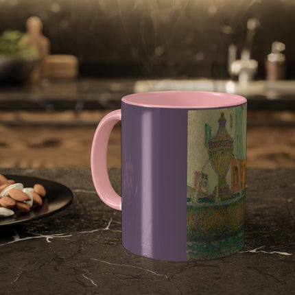 La Fontaine, Saint-Paul De Vence by Henri Le Sidaner Colorful Mug