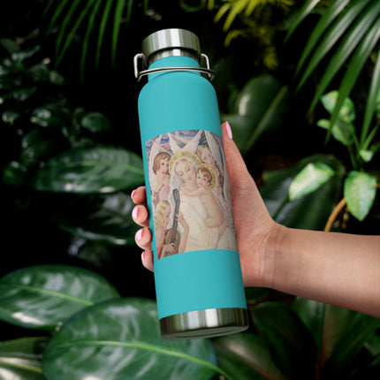 Madonna with Child Surrounded by Musical Angels by Gerda Wegener Copper Vacuum Insulated Bottle, 22oz
