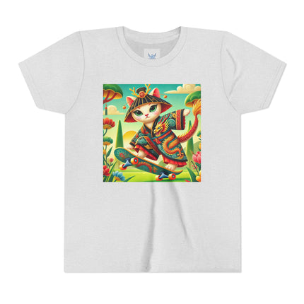 Dragon Dance on Wheels Youth Short Sleeve Tee