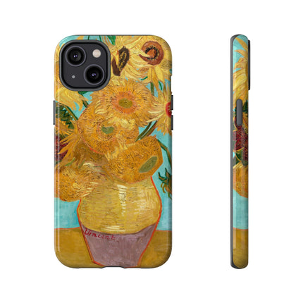 Vase with Twelve Sunflowers by Vincent Van Gogh Phone Cases