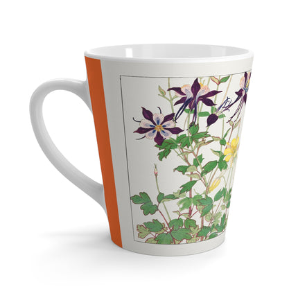 Aquilegia Flower by Tanigami Kônan Latte Mug