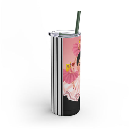 Pierrot & Fairies Dressed in Pink by Sofia Chiostri Skinny Matte Tumbler, 20oz