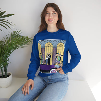 Au Revoir by George Barbier Heavy Blend™ Crewneck Sweatshirt
