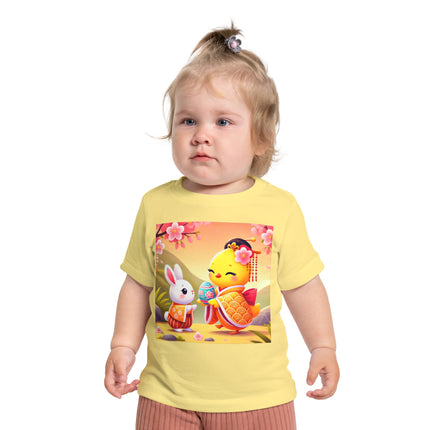 Whimsical Springtime Exchange Baby Short Sleeve T-Shirt