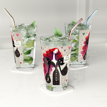 To My Valentine Glass, 16oz