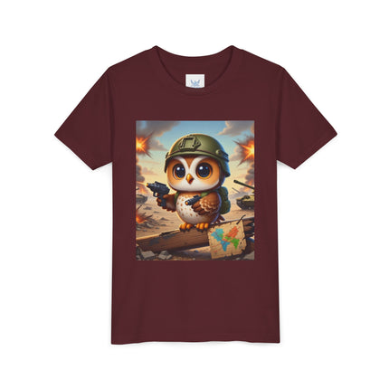 Owl on the Front Lines Youth Short Sleeve Tee