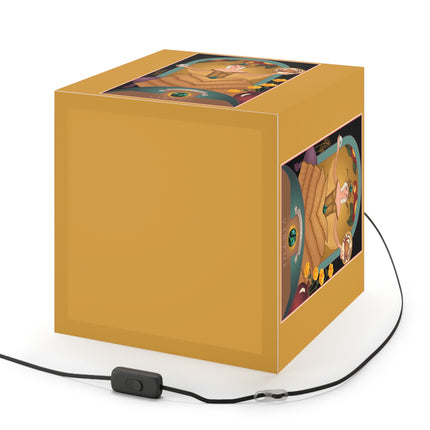 June & Pearl, Alexandrite Zodiac Light Cube Lamp