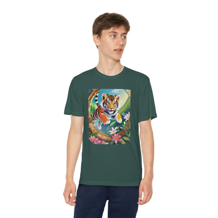 Majestic Tiger Cub Youth Competitor Tee – Courage, Adventure & Fiery Spirit
