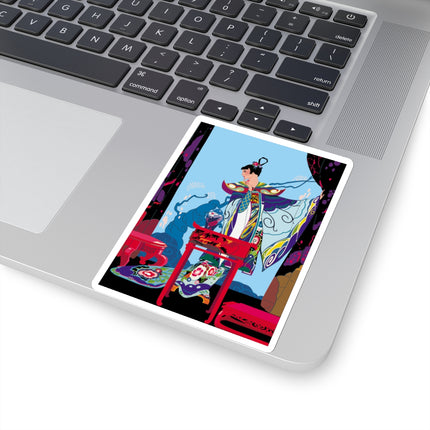 A Visual Journey by Umberto Brunelleschi Kiss-Cut Stickers (4 Sizes)