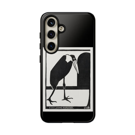 A Lame Marabou by Samuel Jessurun de Mesquita Phone Cases