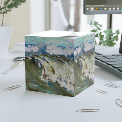 The Wave by Karl Hagemeister Note Cube