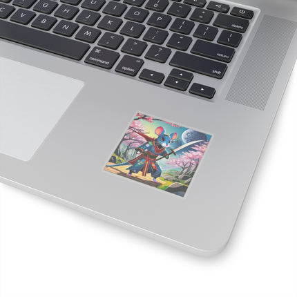 Cyber Samurai Rat Kiss-Cut Stickers (4 Sizes)