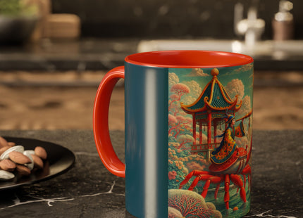 The Celestial Crab Navigator Colorful Mugs (11oz, 15oz)