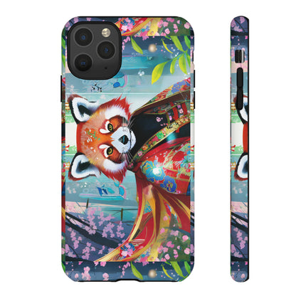Cybernetic Red Panda Phone Cases