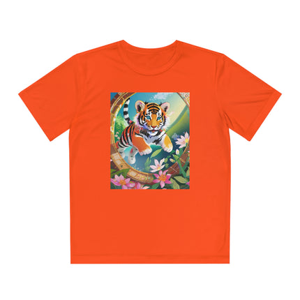 Majestic Tiger Cub Youth Competitor Tee – Courage, Adventure & Fiery Spirit