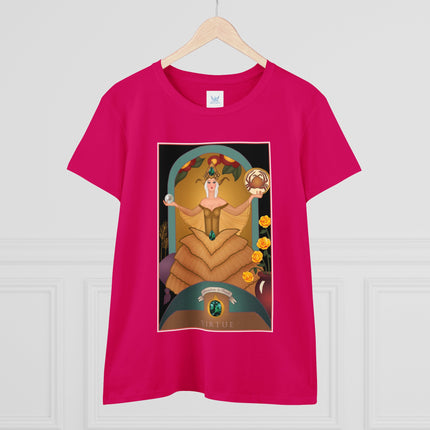 June & Pearl, Alexandrite (from the Gem Series) by Sofia Chiostri Women's Midweight Cotton Tee