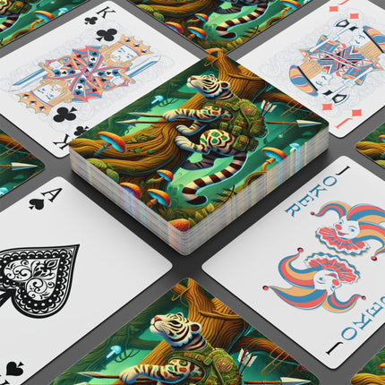 Silent Stripes Playing Cards