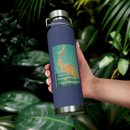 Golden Serenity Copper Vacuum Insulated Bottle, 22oz