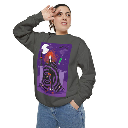 Mystic Elegance Unisex Garment-Dyed Sweatshirt